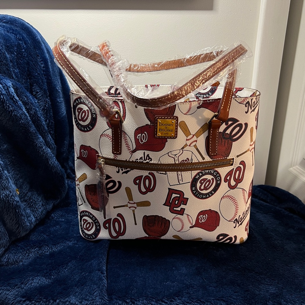 Dooney & Bourke Washington Nationals Tote Bag NWT